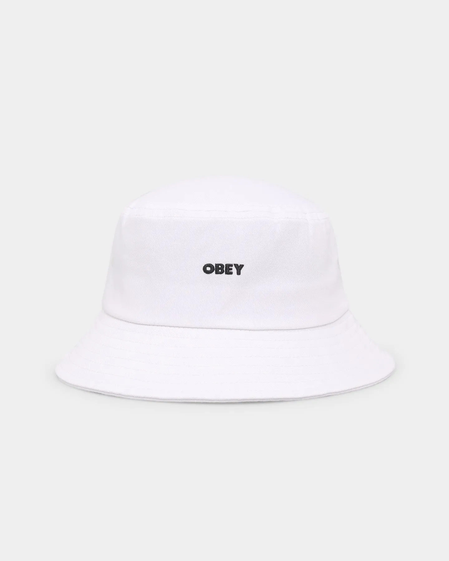 Obey Bold Twill Bucket Hat White